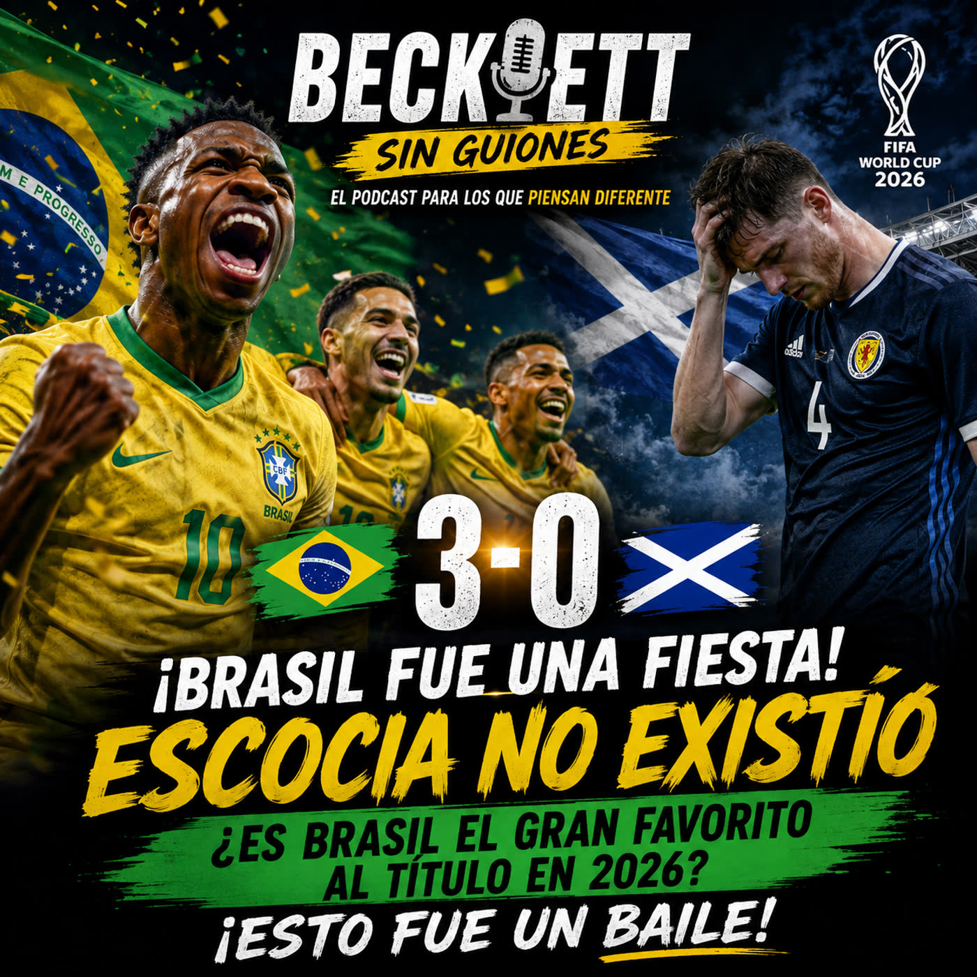 🇧🇷 ¡Brasil HUMILLÓ a Escocia! 🏴󠁧󠁢󠁳󠁣󠁴󠁿 ¿Ya tiene una mano en la Copa del Mundo?