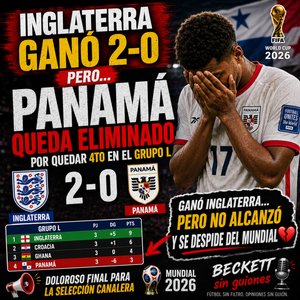 ¡INGLATERRA 🏴󠁧󠁢󠁥󠁮󠁧󠁿 GANÓ… Y PANAMÁ 🇵🇦 PAGÓ EL PRECIO! 😱