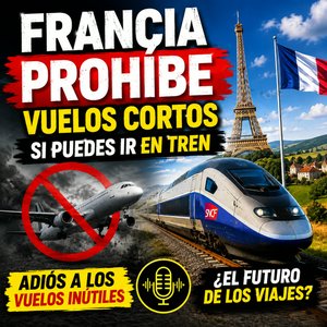 🇫🇷 ¡FRANCIA PROHÍBE VUELOS CORTOS! ¿Ahora todos tendrán que viajar en tren?