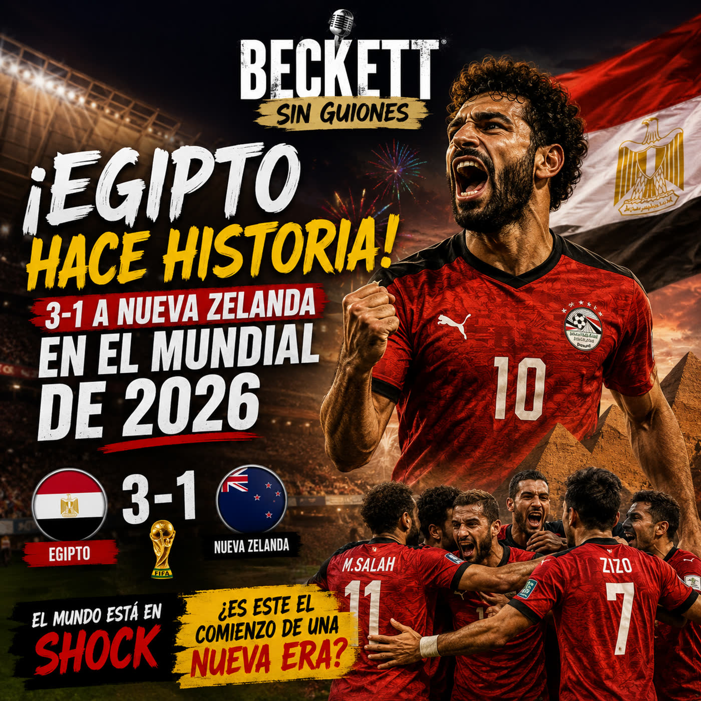 🏆 ¡Nueva Zelanda 🇳🇿 No Pudo Frenarlos! Egipto 🇪🇬 Va Por Más