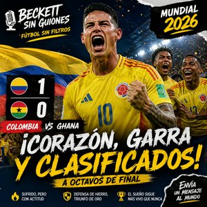 ¡Una victoria de oro! Colombia 🇨🇴 está entre los 16 mejores