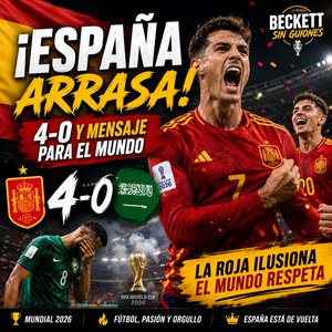 ⚽ ¡BAÑO DE FÚTBOL! España 🇪🇸 aplasta a Arabia Saudita 🇸🇦 y deja un mensaje claro