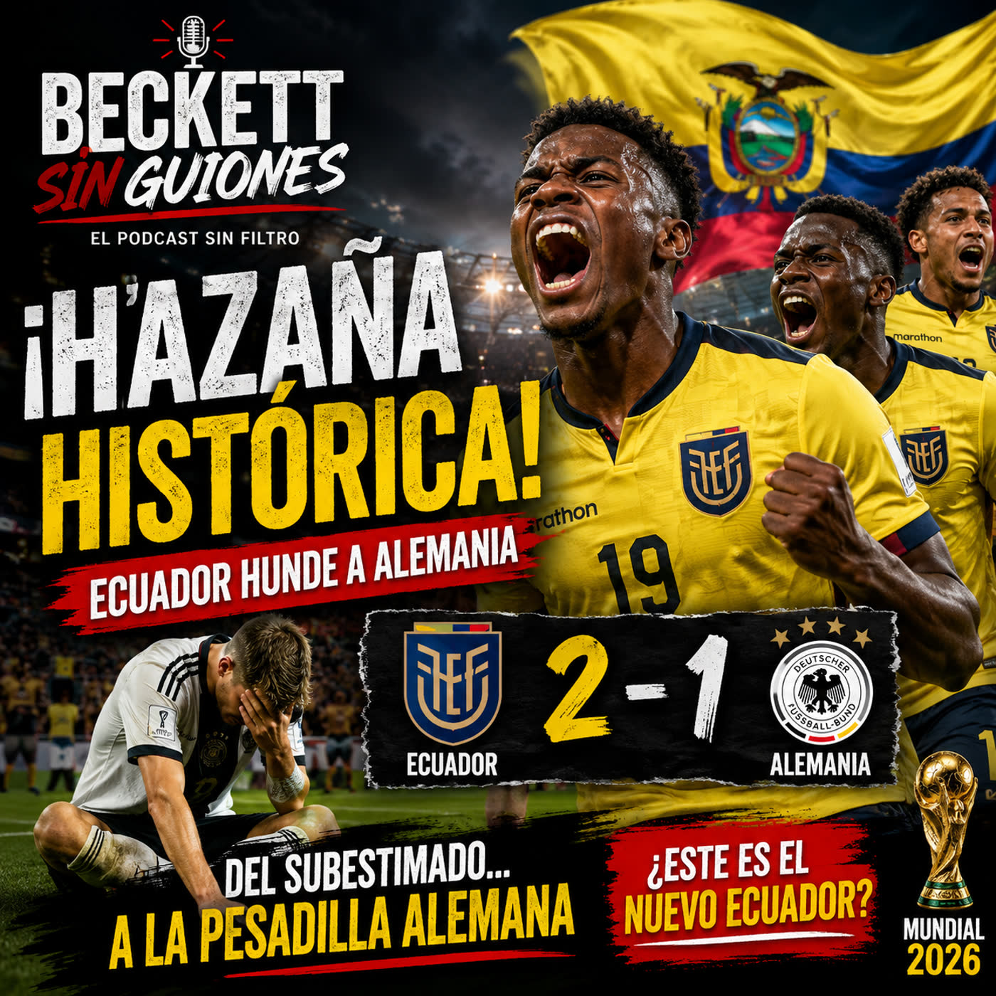 💥 ¡HISTORIA PURA! Ecuador 🇪🇨 derrota a una potencia y enciende el Mundial