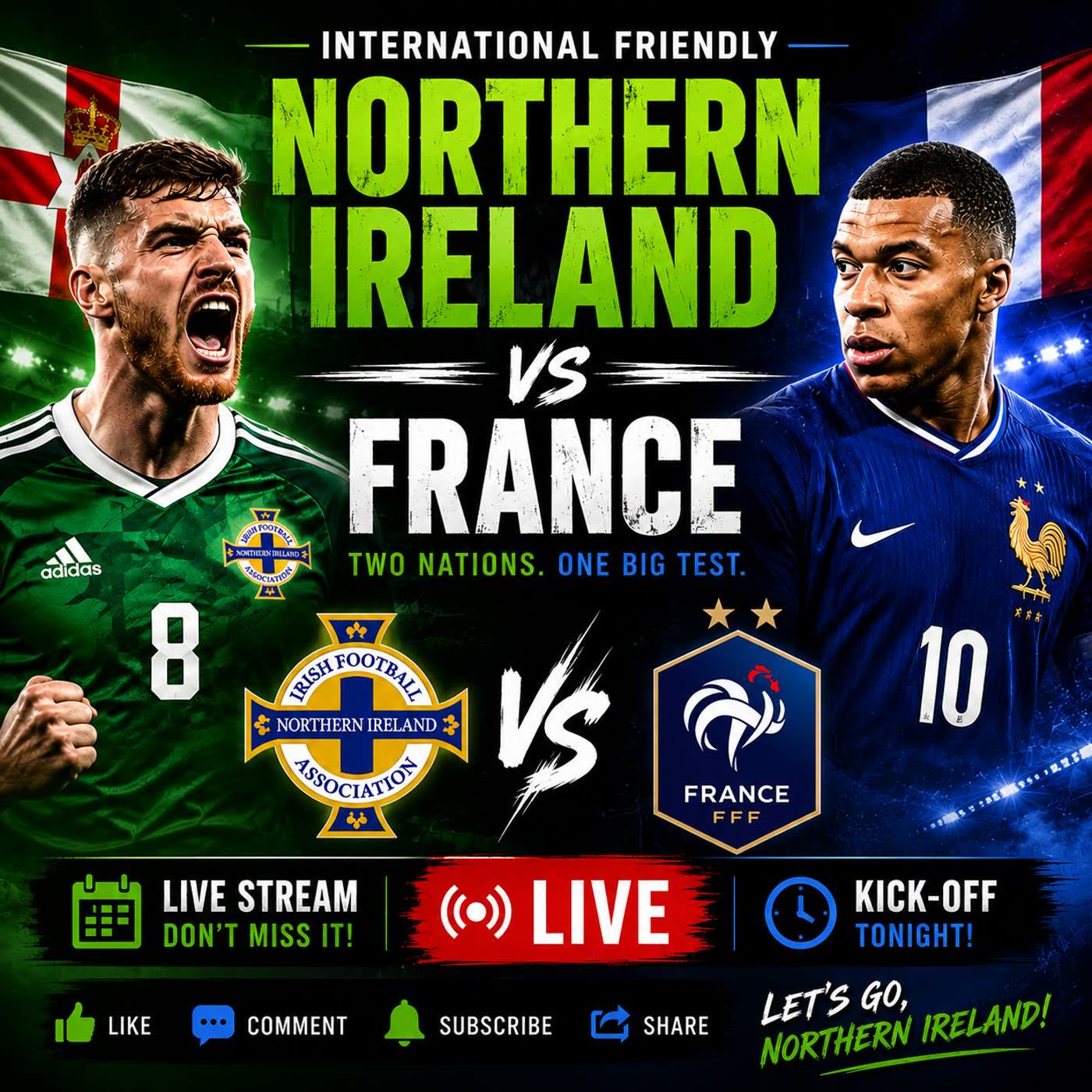 Jugando con Irlanda del Norte en FC26