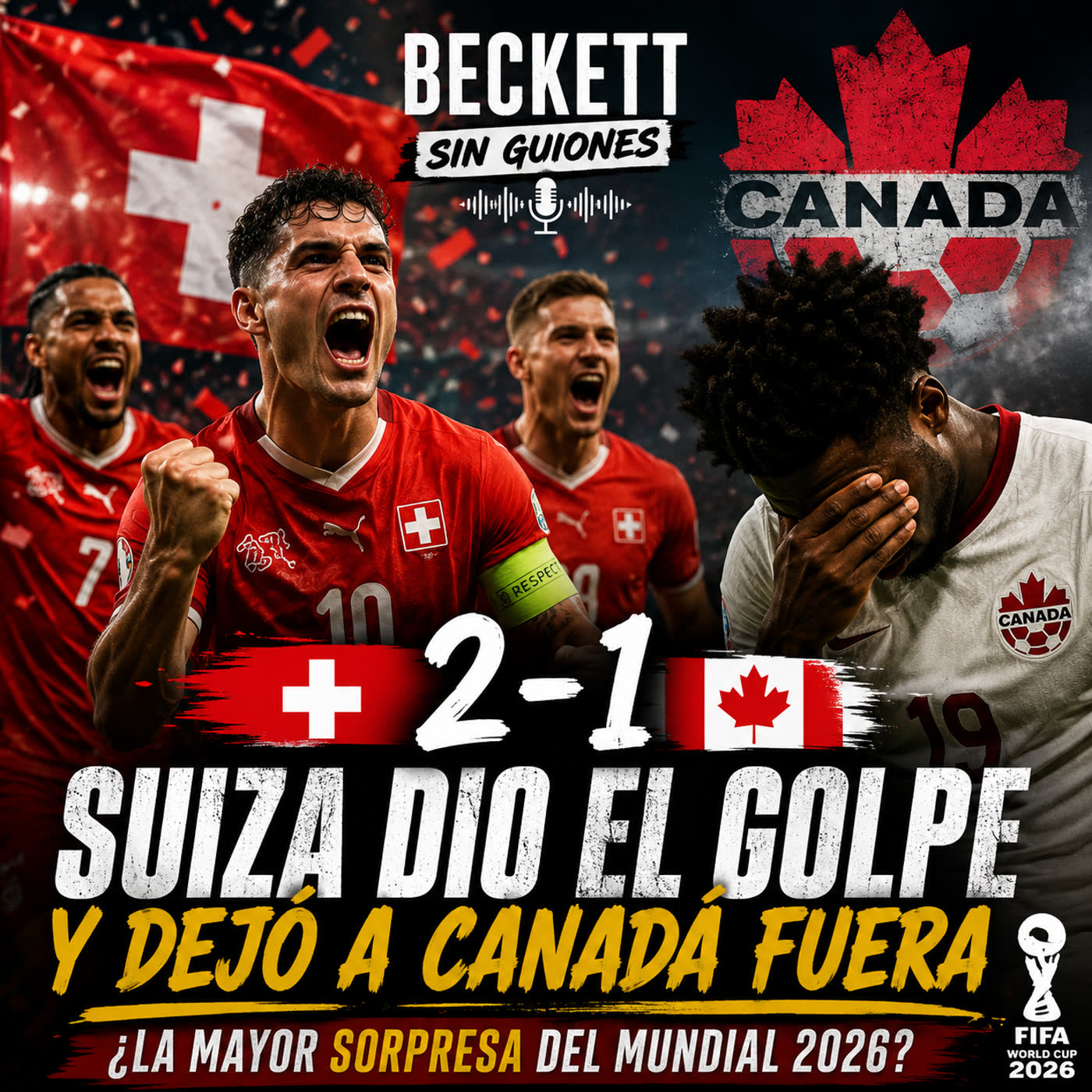 ¡Suiza 🇨🇭 Lo Hizo! Canadá 🇨🇦 No Pudo Evitar la Sorpresa