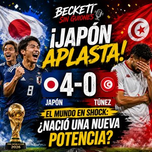 🇯🇵 ¡JAPÓN HUMILLA A TÚNEZ 🇹🇳 ! El 4-0 que hizo temblar el Mundial