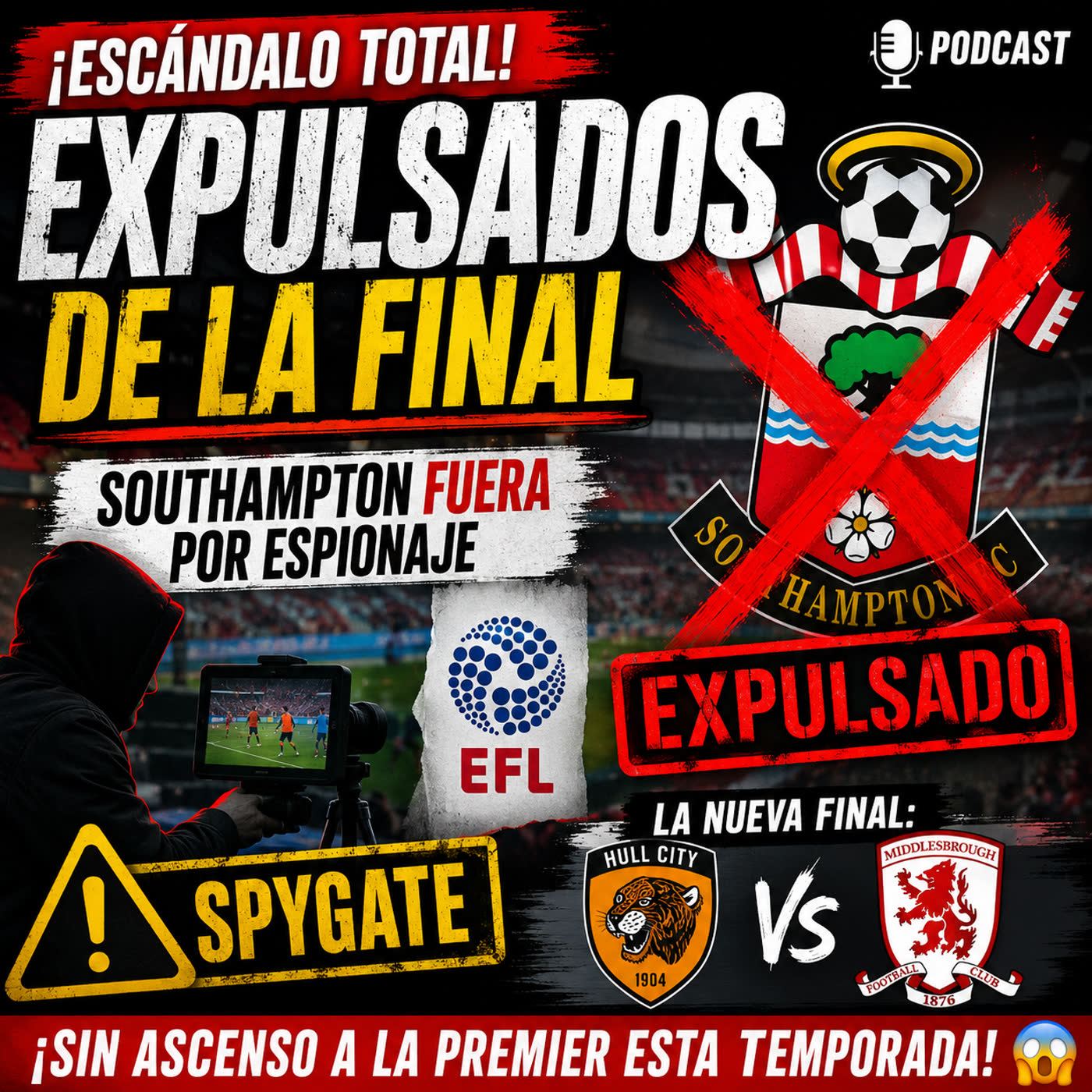 ¡EXPULSADOS POR ESPIONAJE! El escándalo que destruyó a Southampton 😳¡EXPULSADOS POR ESPIONAJE! El escándalo que destruyó a Southampton 😳 episode artwork