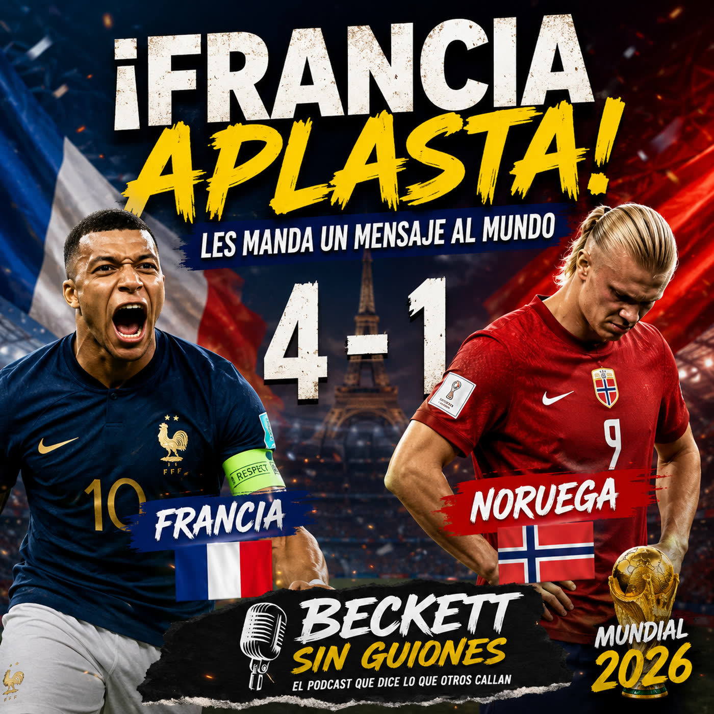 ¡Festival francés! El 4-1 que pone a todos a hablar
