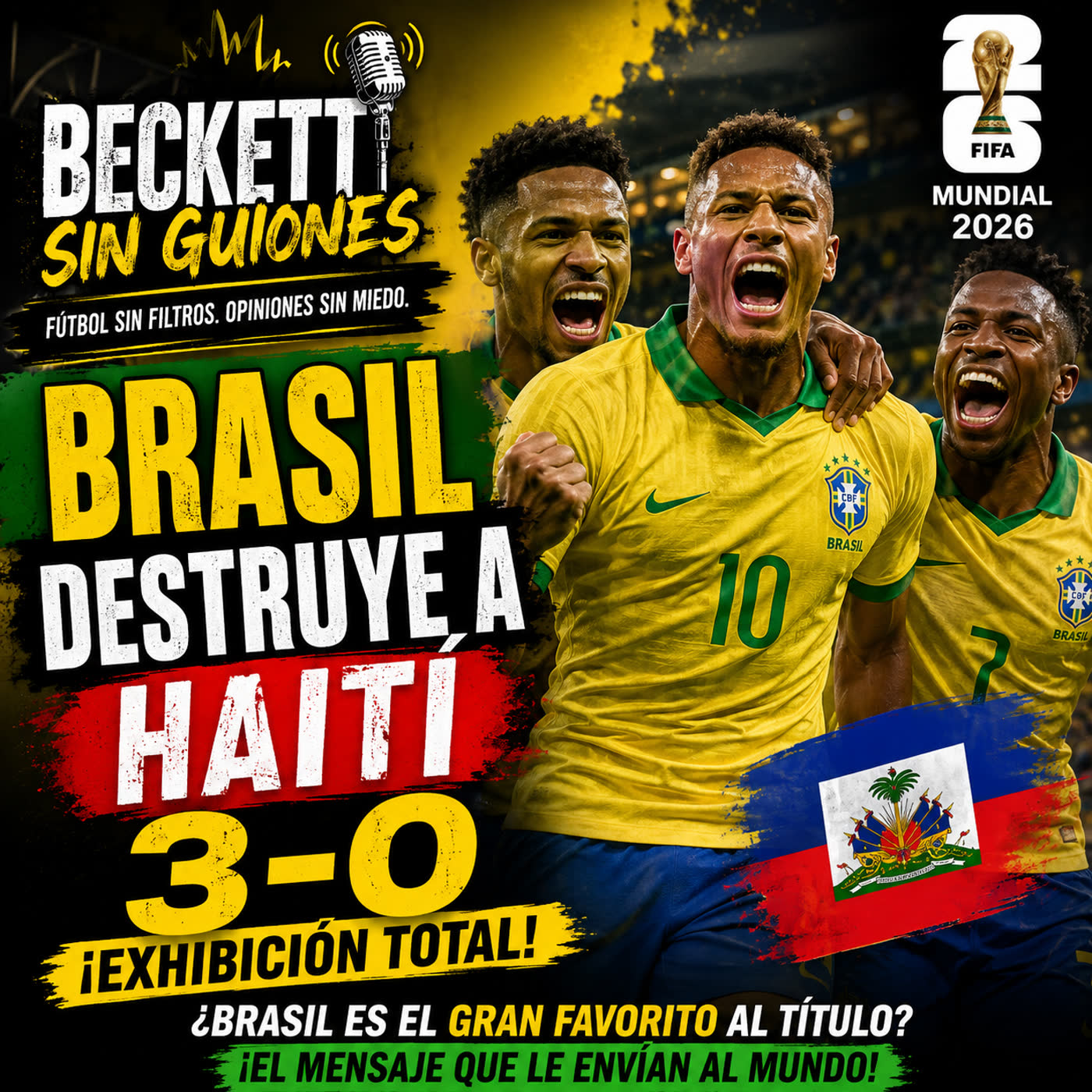 🔥 ¡Exhibición Brutal! Brasil 🇧🇷 No Tuvo Piedad y Ya Asusta a Todos