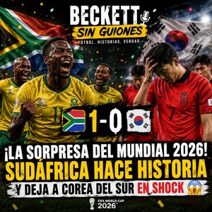 🔥 Corea del Sur 🇰🇷 cae… ¡y Sudáfrica 🇿🇦 hace historia en el Mundial!