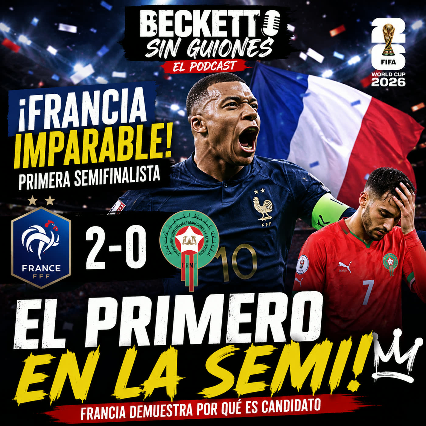 ¡Francia 🇫🇷 va por la Copa! Marruecos 🇲🇦 no pudo detener al favorito