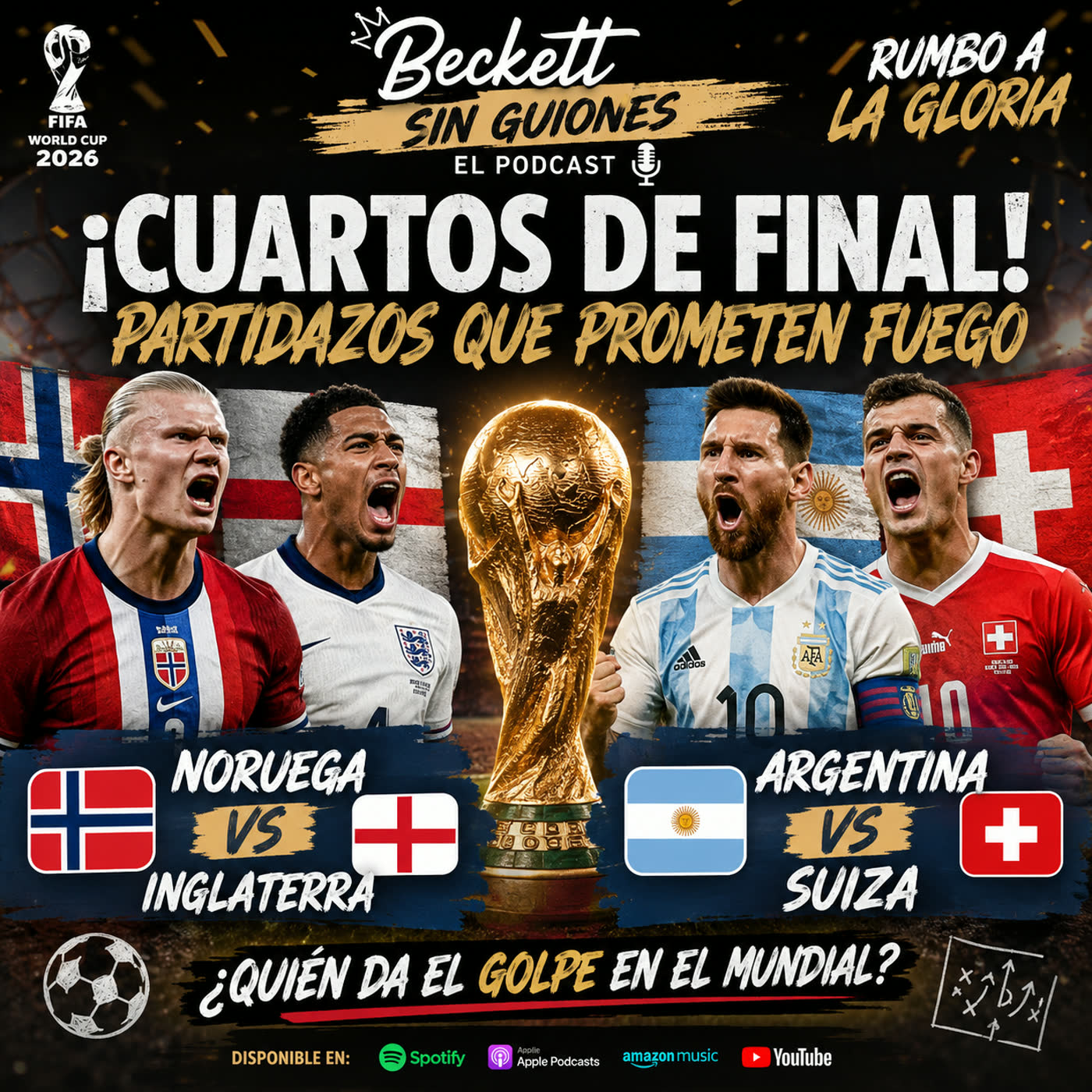 ¡Dos partidazos, cuatro selecciones y un solo objetivo: la semifinal! | Beckett sin guiones | Beckett episode artwork