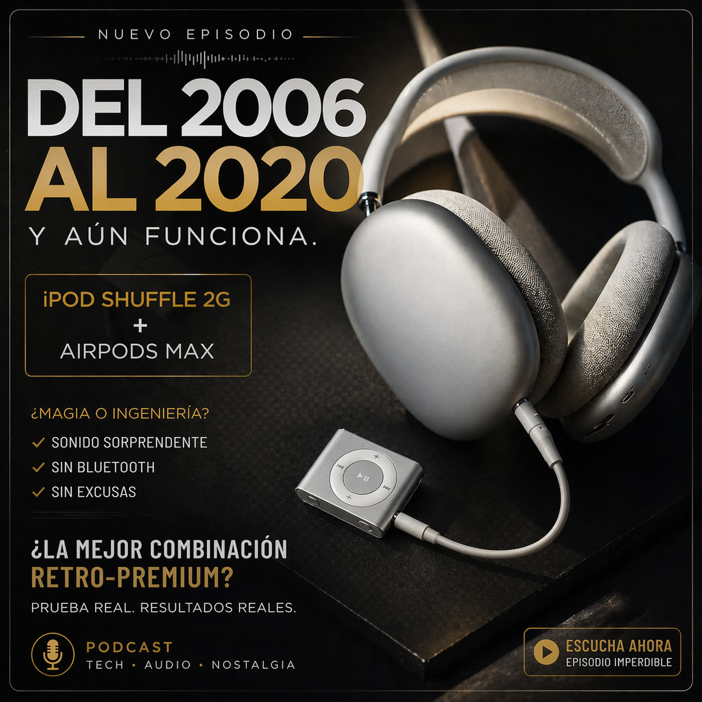¿Puede un iPod Shuffle 2ª mover unos AirPods Max?