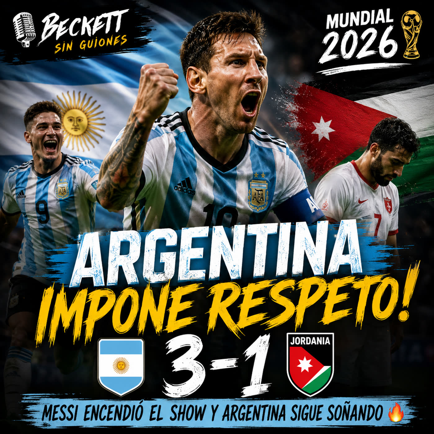¡Exhibición Albiceleste! Argentina 🇦🇷 Golea y Manda un Mensaje a Sus Rivales