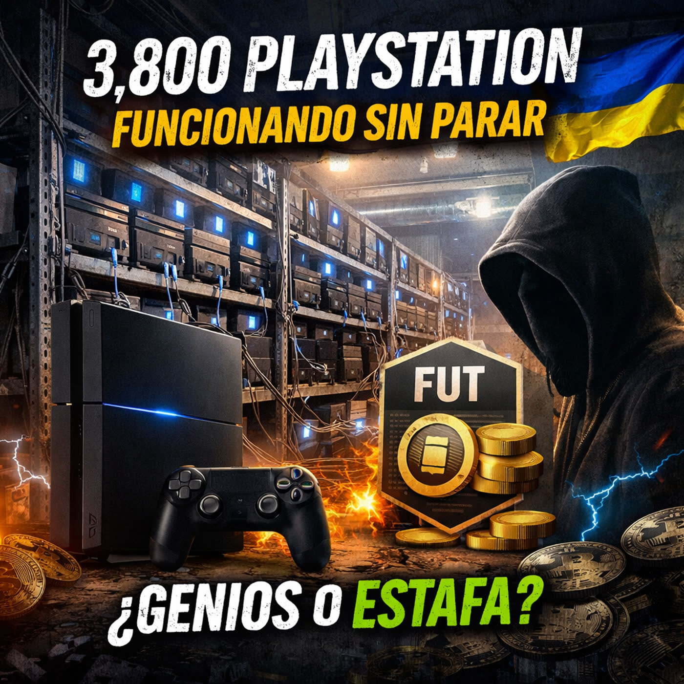 3.800 PlayStation prendidas… ¿granja gamer o fraude millonario?