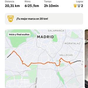 94,8 - Tirada laaaaarga de 2 horas y 8 minutos con un buen desayuno