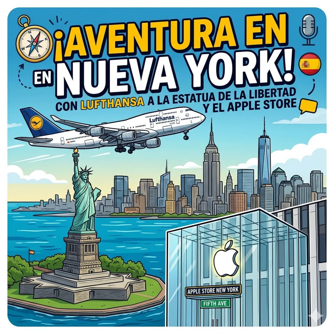 Me voy a New York la gran 🍏