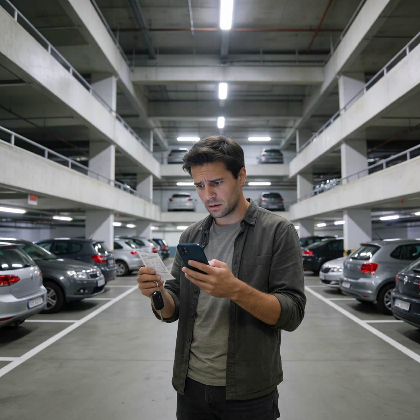 4. Pierdo mi coche en un parking