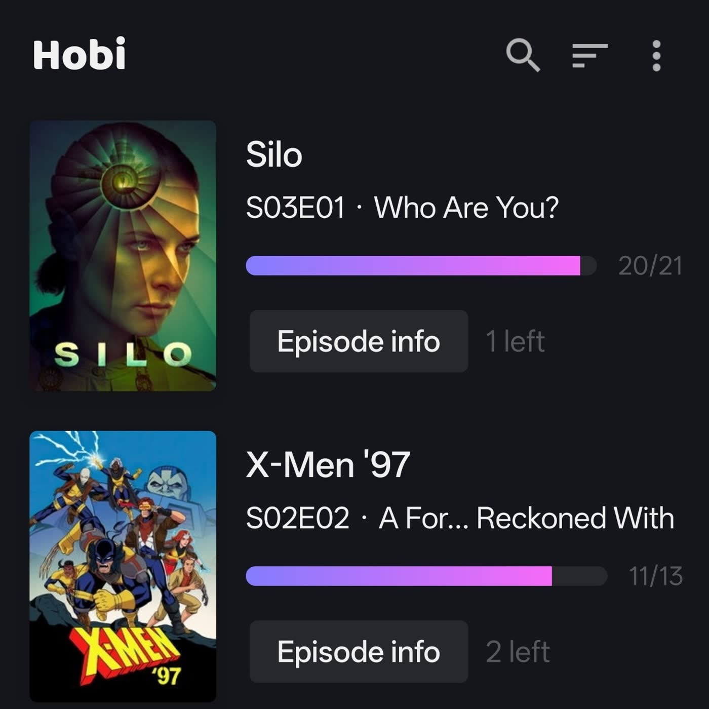 108. Probando Hobi, otra alternativa a TV Time episode artwork