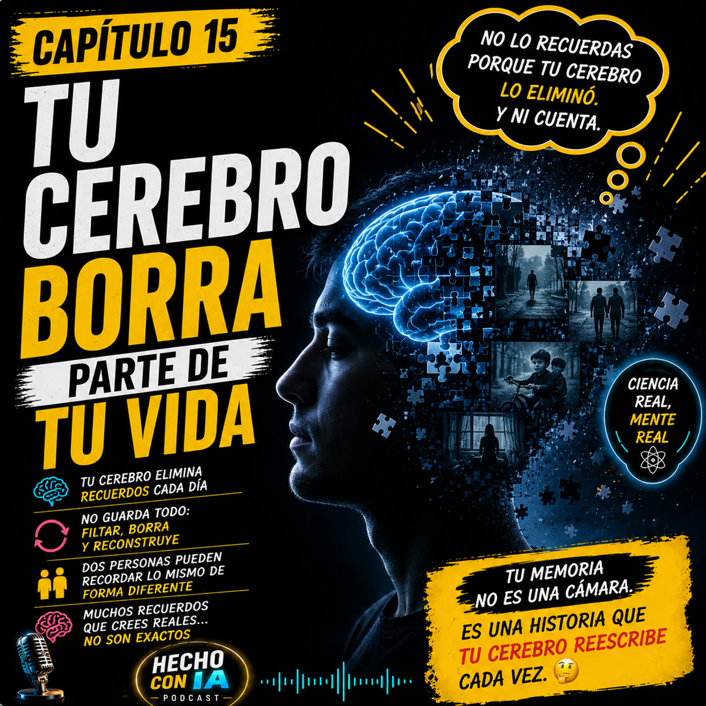 15. TU CEREBRO BORRA PARTE DE TU VIDA