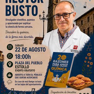 A micro descubierto desde la plaza de Estollo (La Rioja)