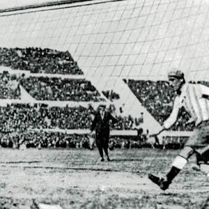 La primera Copa Mundial de futbol