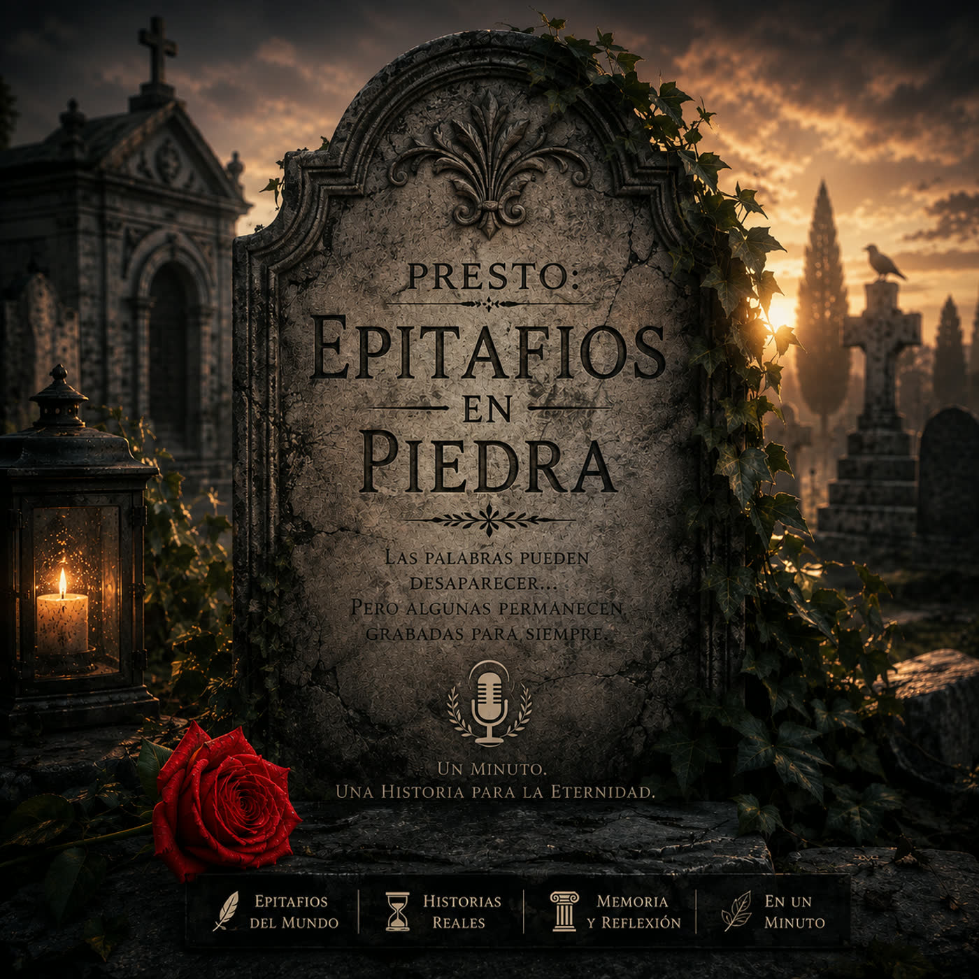 01 Presto epitafios en piedra No fui. Fui. Ya no soy. No me importa."