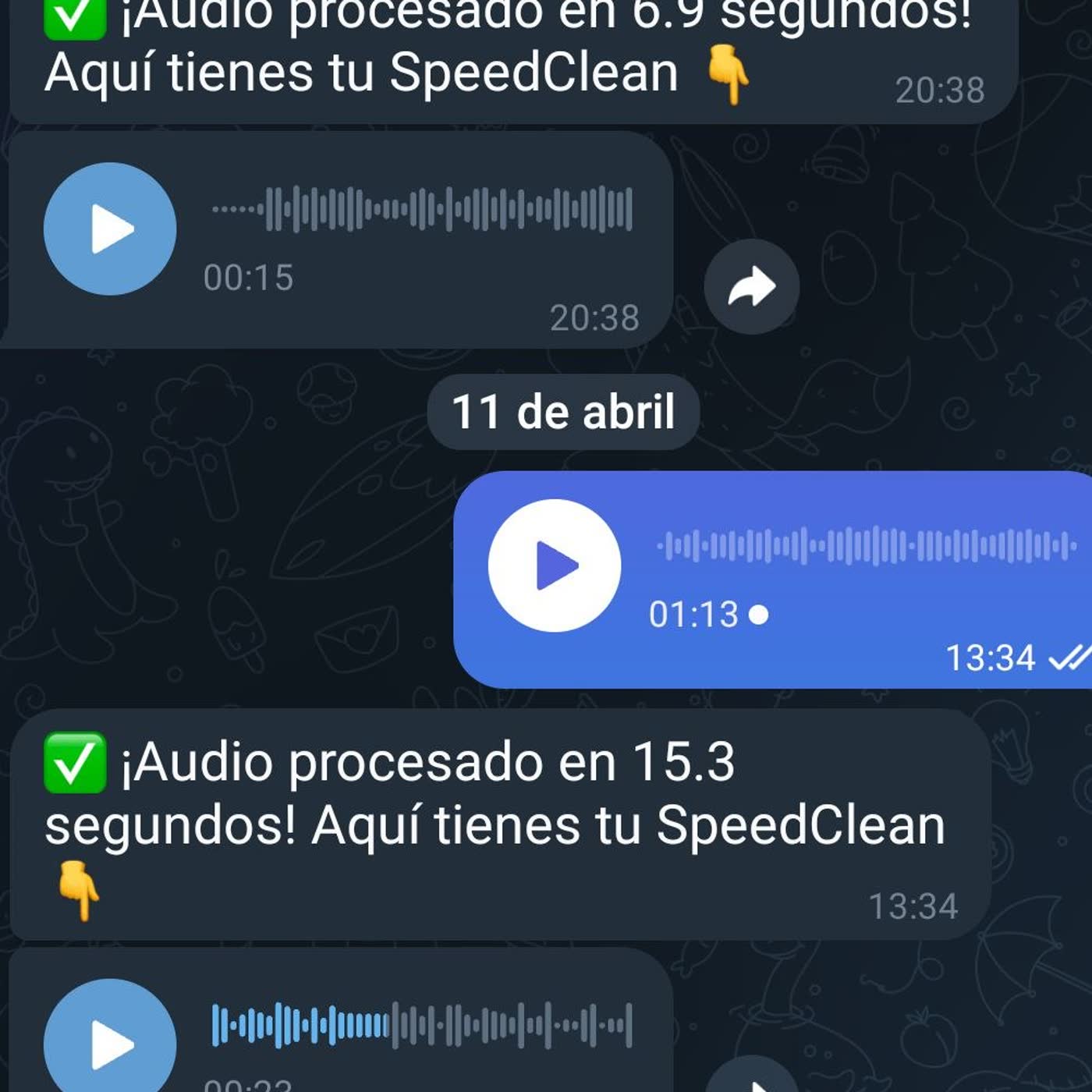 68. Probando SpeedClean en Telegram
