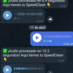 68. Probando SpeedClean en Telegram