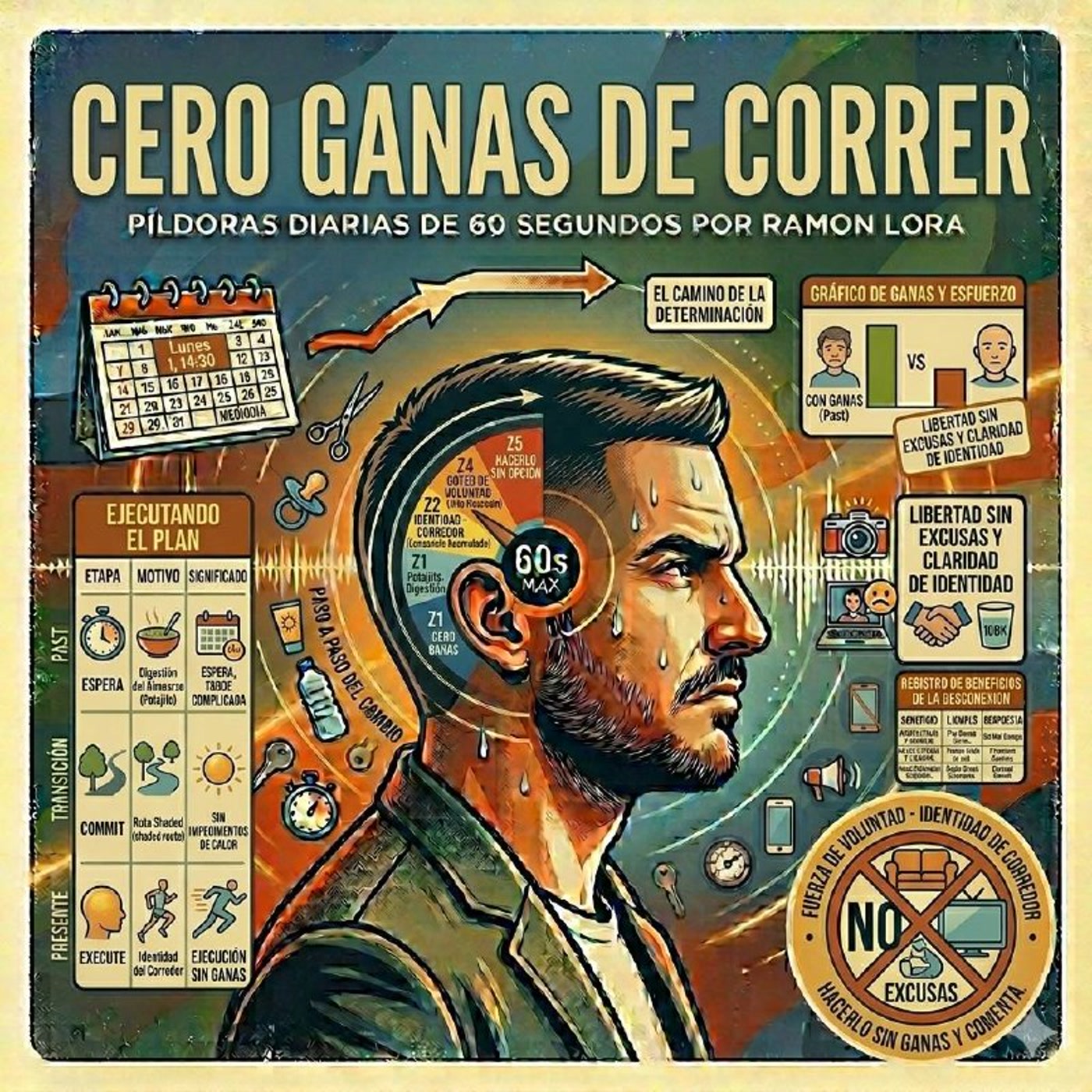 Cero ganas de correr