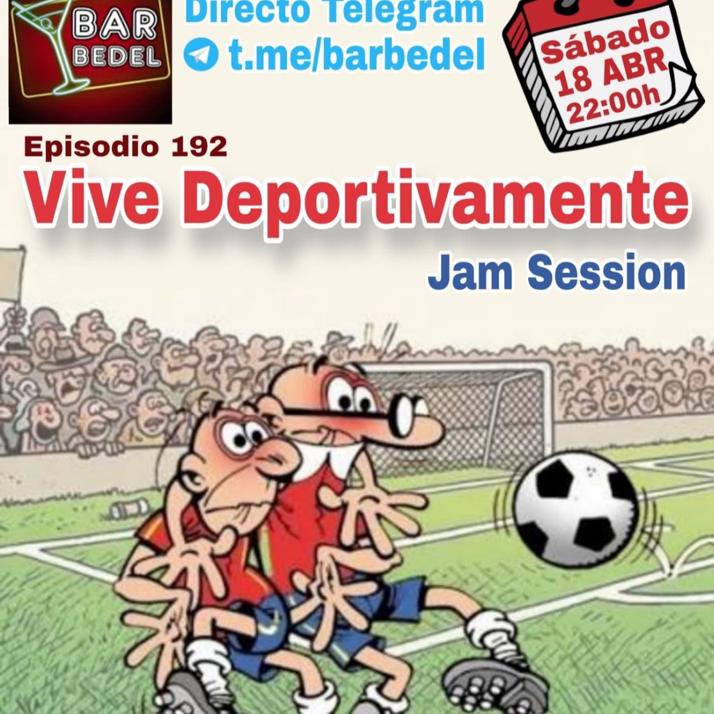 Directo está noche Bar Bedel. Canciones sobre deportes y deportistas