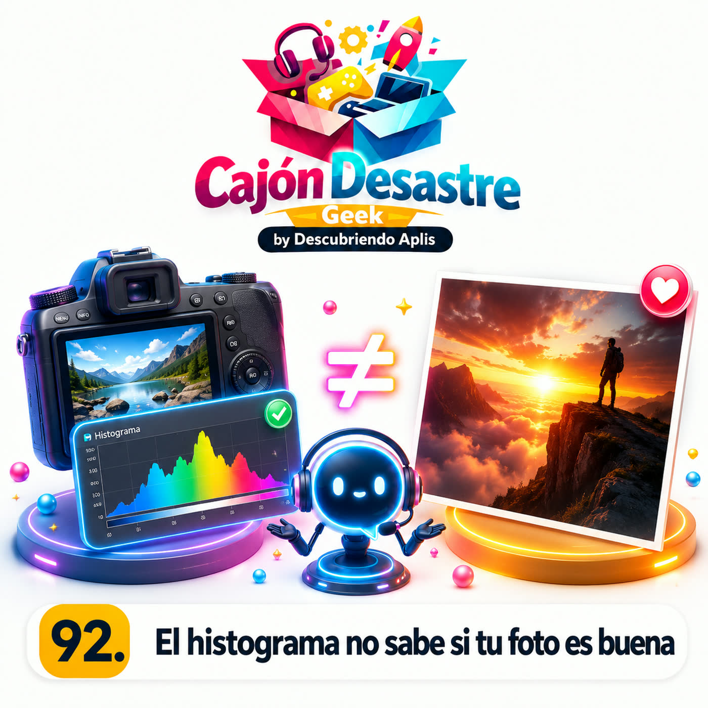 92. El histograma no sabe si tú foto es buena