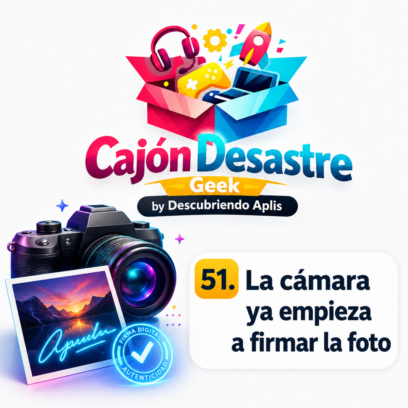 51. La cámara ya empieza a firmar la foto