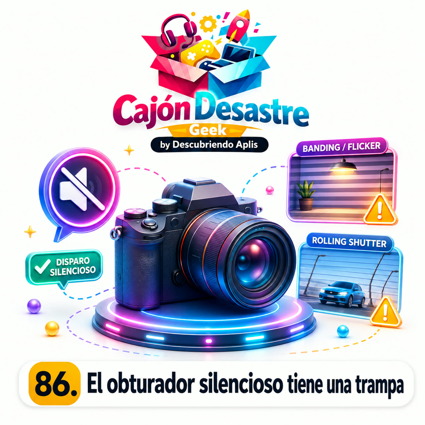 86. El obturador silencioso tiene una trampa