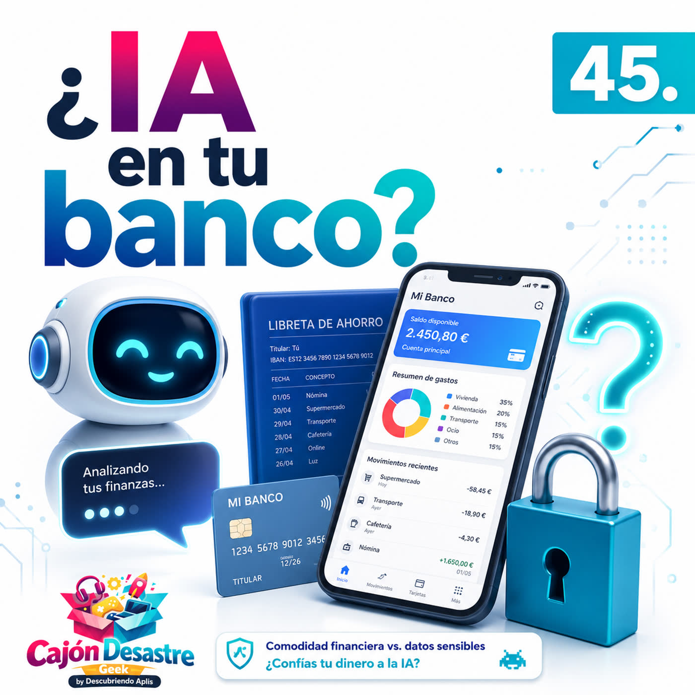 45. ¿Dejarías que una IA mirase tu banco?