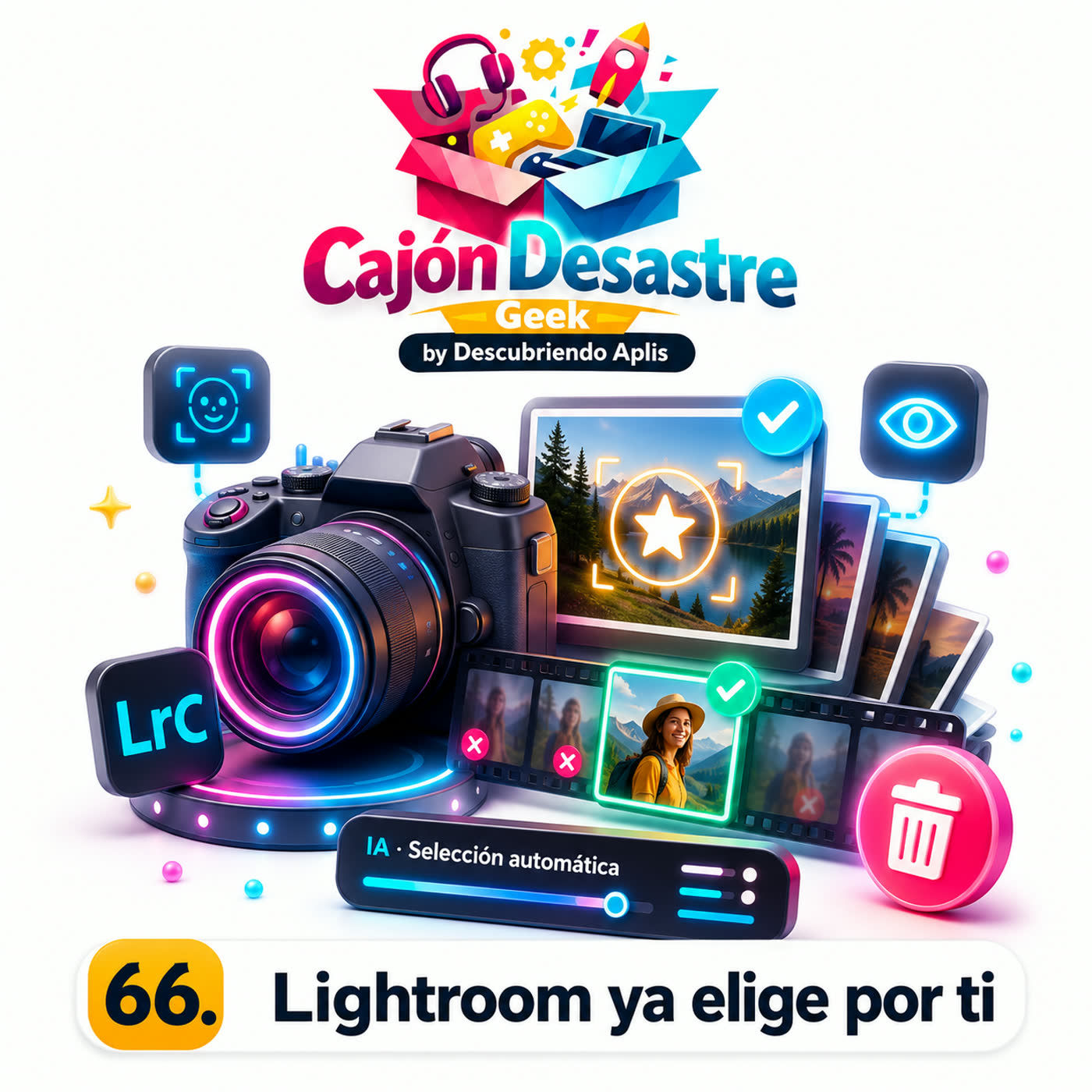 66. Lightroom ya elige por ti | cajondesastre | Cajón Desastre Geek episode artwork