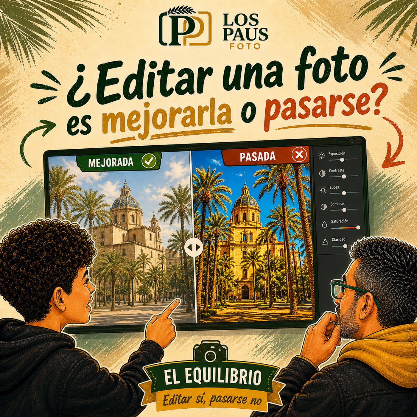 16. ¿Editar una foto es mejorarla o pasarse?