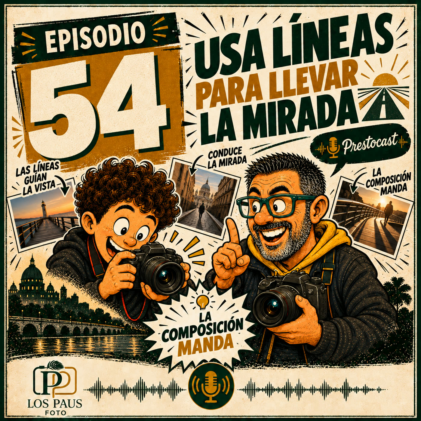 54. Usa líneas para llevar la mirada
