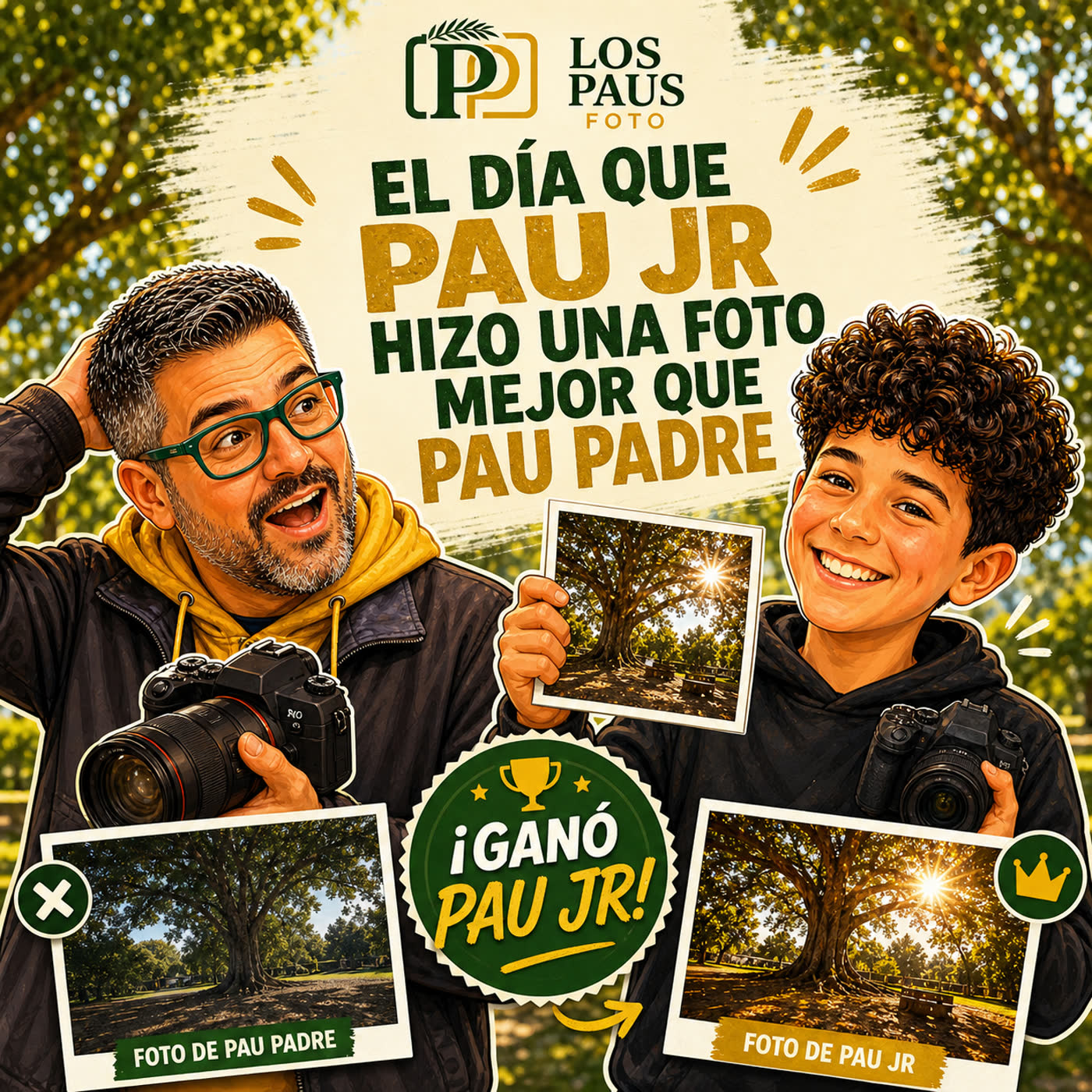 12. El día que Pau Jr hizo una foto mejor que Pau padre