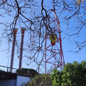 Fent cua a Port aventura