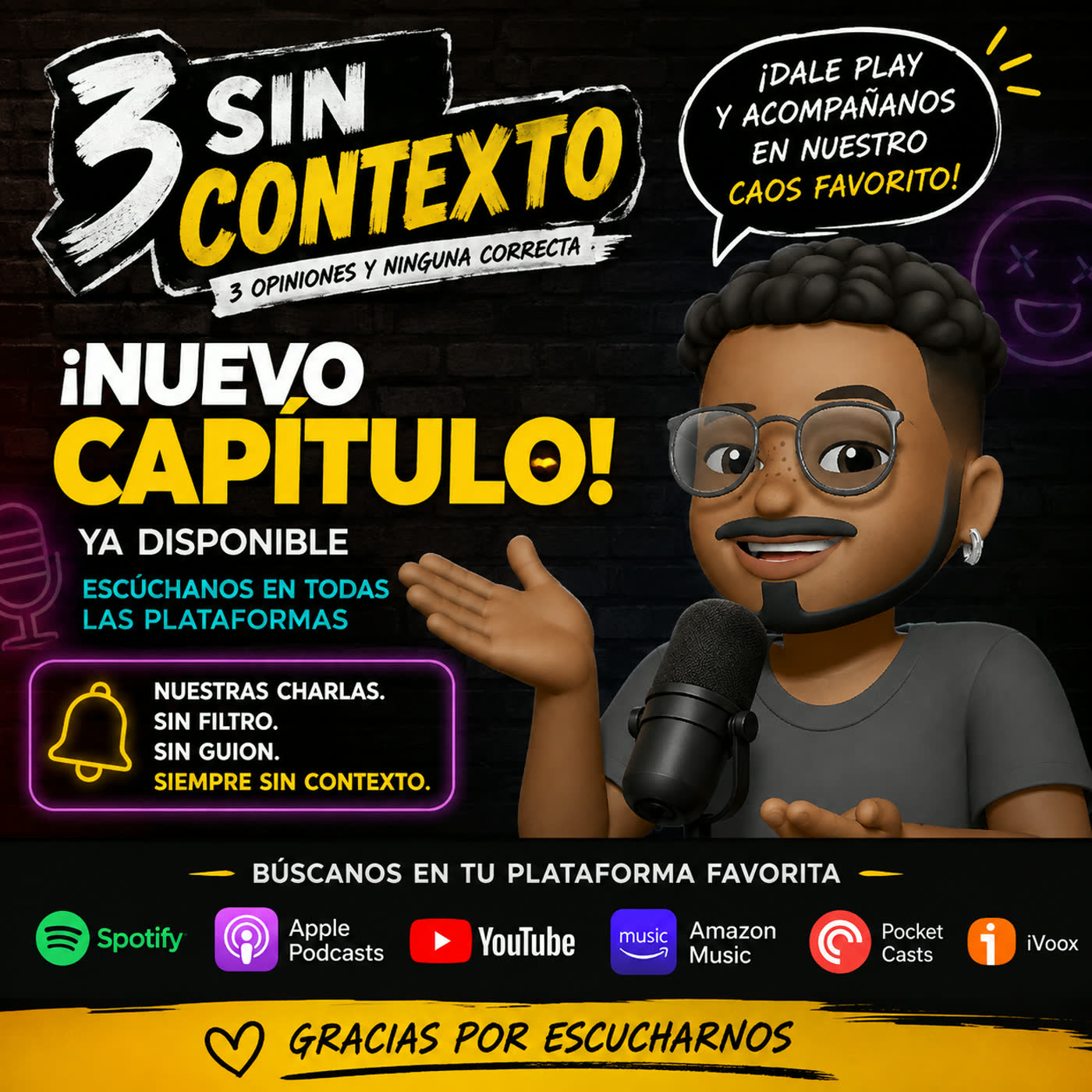 🎙️ Tres opiniones, cero filtros y un nuevo episodio