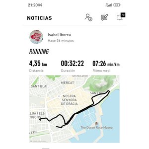 Km 4,5. "Voy a salir de tranquis a correr"
