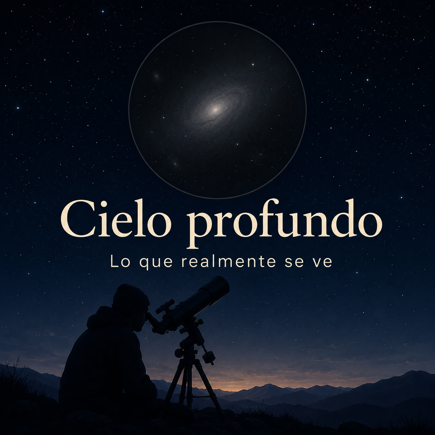 Cielo profundo: lo que realmente se ve