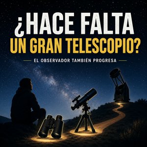 ¿Hace falta un gran telescopio?