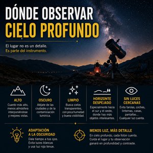 Dónde observar cielo profundo