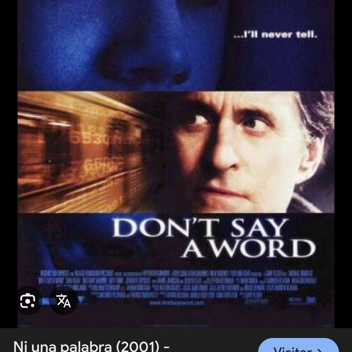 Ni una palabra, peli en #Netflix